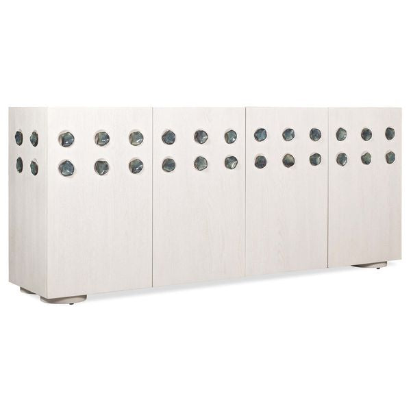 Credenza multimediale Pilea, Rovere Bianco