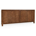 Credenza Astrid a 4 ante in pino recuperato