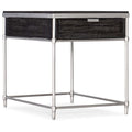 Tavolino d'angolo rettangolare St. Armand, Colore Nero