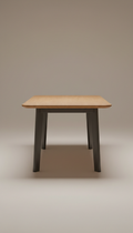 Tenuto dining table with matte oak