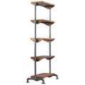 Etagere Rhordyn finitura canna di fucile invecchiata